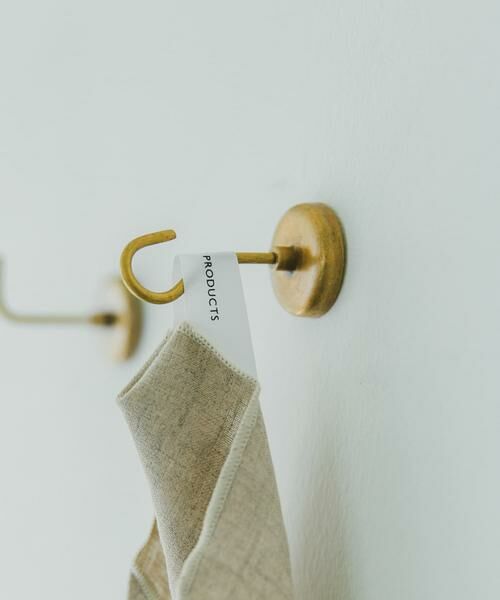 URBAN RESEARCH DOORS / アーバンリサーチ ドアーズ インテリア・インテリア雑貨 | 『WEB限定』fog linen work　ブラスマグネットフック R | 詳細1