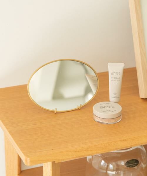 URBAN RESEARCH DOORS / アーバンリサーチ ドアーズ インテリア・インテリア雑貨 | 『WEB限定』fog linen work　ブラスミラー 楕円形 | 詳細1