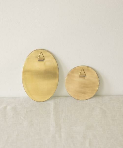URBAN RESEARCH DOORS / アーバンリサーチ ドアーズ インテリア・インテリア雑貨 | 『WEB限定』fog linen work　ブラスミラー 楕円形 | 詳細6