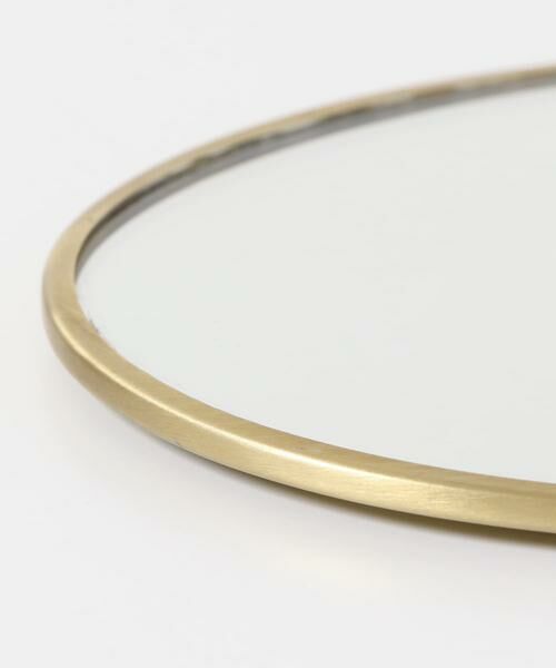 URBAN RESEARCH DOORS / アーバンリサーチ ドアーズ インテリア・インテリア雑貨 | 『WEB限定』fog linen work　ブラスミラー 楕円形 | 詳細9