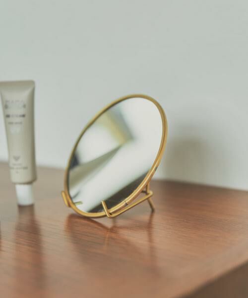 URBAN RESEARCH DOORS / アーバンリサーチ ドアーズ インテリア・インテリア雑貨 | 『WEB限定』fog linen work　ブラスミラー 円形 | 詳細1