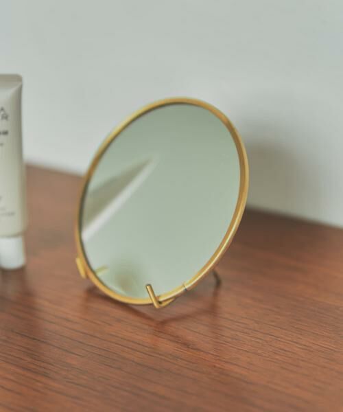 URBAN RESEARCH DOORS / アーバンリサーチ ドアーズ インテリア・インテリア雑貨 | 『WEB限定』fog linen work　ブラスミラー 円形 | 詳細2