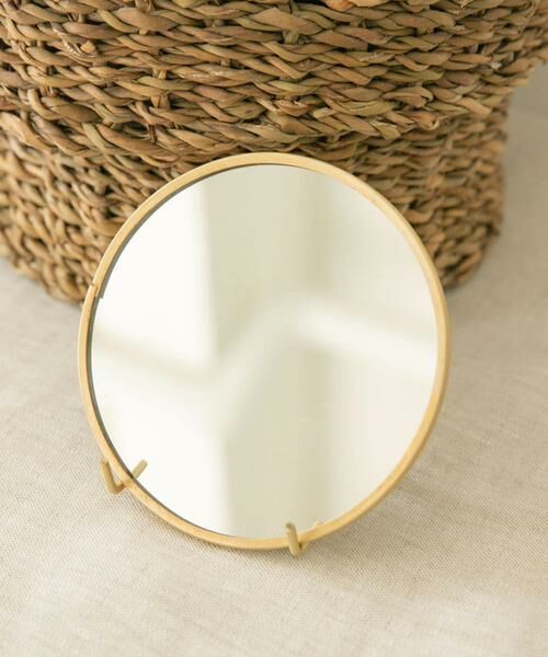 URBAN RESEARCH DOORS / アーバンリサーチ ドアーズ インテリア・インテリア雑貨 | 『WEB限定』fog linen work　ブラスミラー 円形 | 詳細6