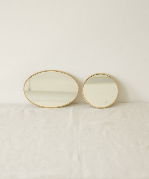 URBAN RESEARCH DOORS / アーバンリサーチ ドアーズ インテリア・インテリア雑貨 | 『WEB限定』fog linen work　ブラスミラー 円形 | 詳細9