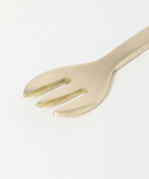 URBAN RESEARCH DOORS / アーバンリサーチ ドアーズ キッチンツール | 『WEB限定』fog linen work　ブラスデザートフォーク | 詳細8