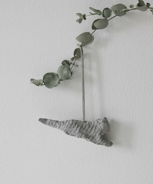 URBAN RESEARCH DOORS / アーバンリサーチ ドアーズ その他雑貨 | 『WEB限定』fog linen work　ペーパーマッシュオーナメント グレートラネコ | 詳細1