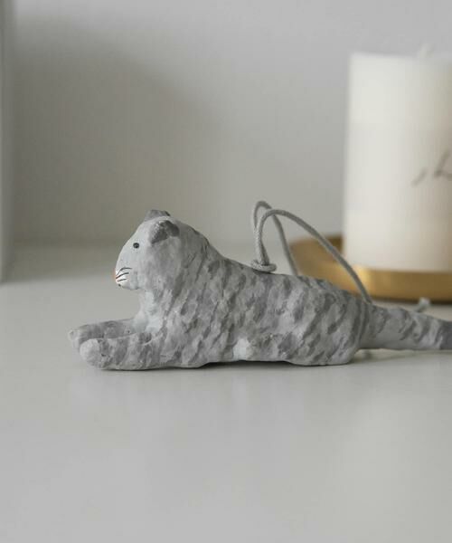 URBAN RESEARCH DOORS / アーバンリサーチ ドアーズ その他雑貨 | 『WEB限定』fog linen work　ペーパーマッシュオーナメント グレートラネコ | 詳細3