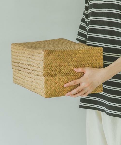 URBAN RESEARCH DOORS / アーバンリサーチ ドアーズ インテリア・インテリア雑貨 | 『WEB限定』サイアム　カチュー水草ふた付き四角BOX M | 詳細6