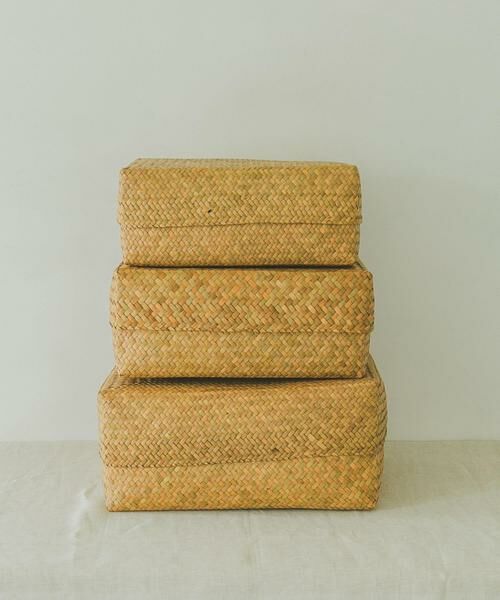 URBAN RESEARCH DOORS / アーバンリサーチ ドアーズ インテリア・インテリア雑貨 | 『WEB限定』サイアム　カチュー水草ふた付き四角BOX M | 詳細7