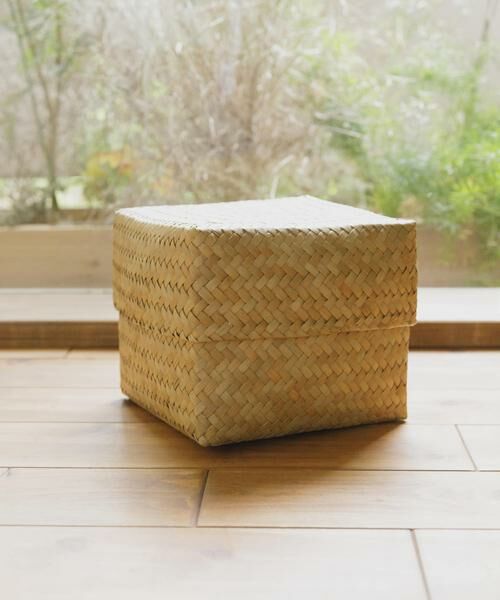 URBAN RESEARCH DOORS / アーバンリサーチ ドアーズ インテリア・インテリア雑貨 | 『WEB限定』サイアム　カチュー水草ふた付き四角BOX L | 詳細1