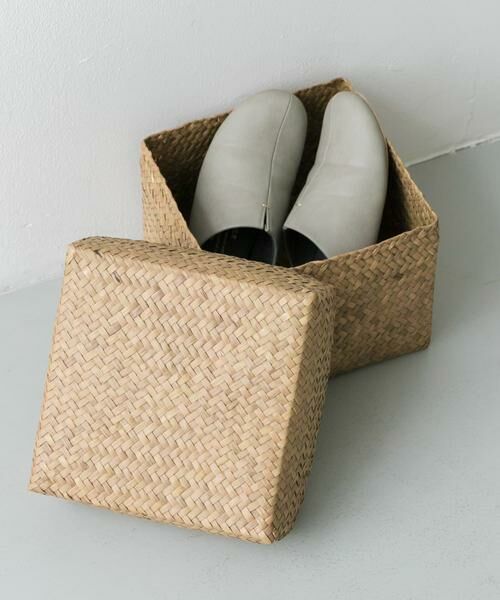 URBAN RESEARCH DOORS / アーバンリサーチ ドアーズ インテリア・インテリア雑貨 | 『WEB限定』サイアム　カチュー水草ふた付き四角BOX L | 詳細3