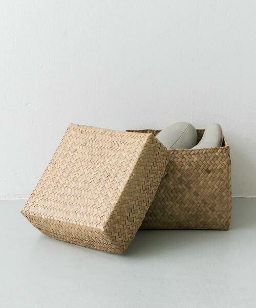 URBAN RESEARCH DOORS / アーバンリサーチ ドアーズ インテリア・インテリア雑貨 | 『WEB限定』サイアム　カチュー水草ふた付き四角BOX L | 詳細4