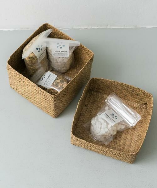 URBAN RESEARCH DOORS / アーバンリサーチ ドアーズ インテリア・インテリア雑貨 | 『WEB限定』サイアム　カチュー水草ふた付き四角BOX M | 詳細1