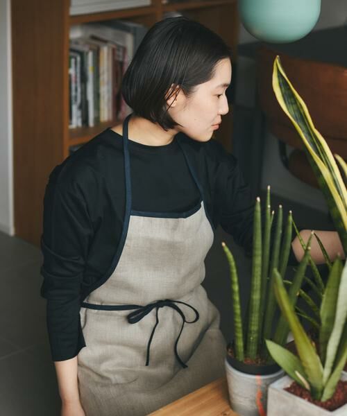 URBAN RESEARCH DOORS / アーバンリサーチ ドアーズ キッチンツール | fog linen work　リネンパイピングエプロン | 詳細8