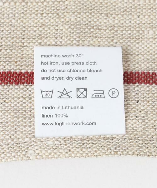 URBAN RESEARCH DOORS / アーバンリサーチ ドアーズ キッチンツール | fog linen work　リネンラインキッチンクロス 厚地 レッド | 詳細9