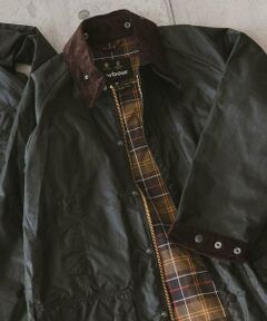 URBAN RESEARCH DOORS / アーバンリサーチ ドアーズ ステンカラーコート | 『別注』Barbour　OS WAX GAMEFAIR