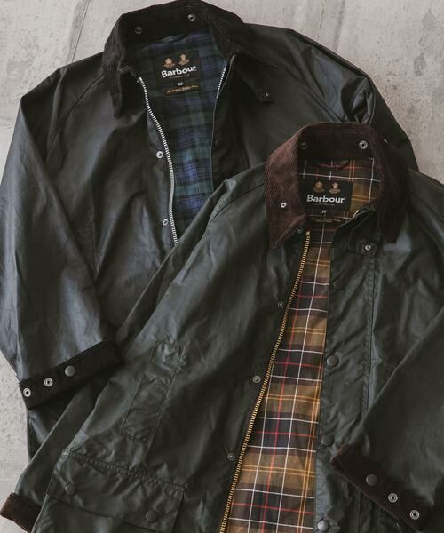 URBAN RESEARCH DOORS / アーバンリサーチ ドアーズ ステンカラーコート | 『別注』Barbour　OS WAX GAMEFAIR | 詳細1