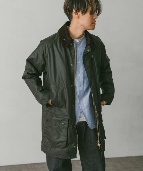 URBAN RESEARCH DOORS / アーバンリサーチ ドアーズ ステンカラーコート | 『別注』Barbour　OS WAX GAMEFAIR | 詳細11
