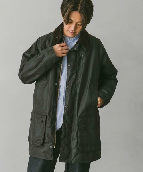 URBAN RESEARCH DOORS / アーバンリサーチ ドアーズ ステンカラーコート | 『別注』Barbour　OS WAX GAMEFAIR | 詳細12