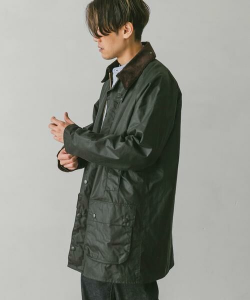URBAN RESEARCH DOORS / アーバンリサーチ ドアーズ ステンカラーコート | 『別注』Barbour　OS WAX GAMEFAIR | 詳細14