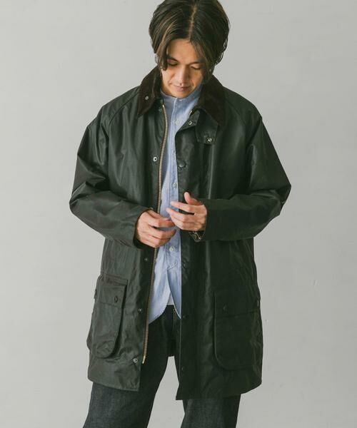 URBAN RESEARCH DOORS / アーバンリサーチ ドアーズ ステンカラーコート | 『別注』Barbour　OS WAX GAMEFAIR | 詳細16
