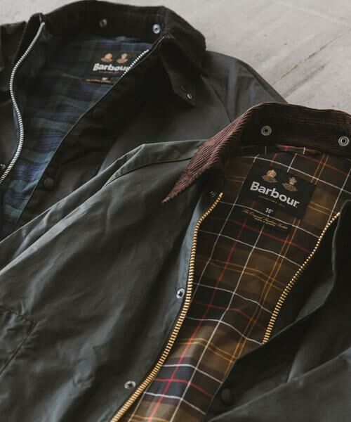 URBAN RESEARCH DOORS / アーバンリサーチ ドアーズ ステンカラーコート | 『別注』Barbour　OS WAX GAMEFAIR | 詳細2