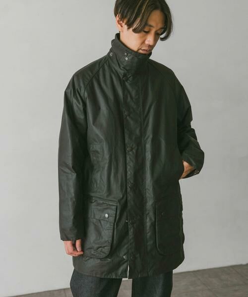 URBAN RESEARCH DOORS / アーバンリサーチ ドアーズ ステンカラーコート | 『別注』Barbour　OS WAX GAMEFAIR | 詳細25