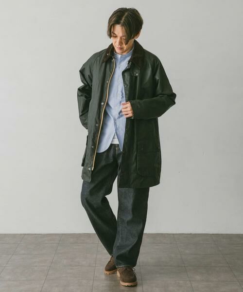 URBAN RESEARCH DOORS / アーバンリサーチ ドアーズ ステンカラーコート | 『別注』Barbour　OS WAX GAMEFAIR | 詳細30