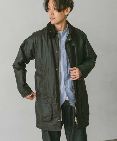 URBAN RESEARCH DOORS / アーバンリサーチ ドアーズ ステンカラーコート | 『別注』Barbour　OS WAX GAMEFAIR | 詳細8