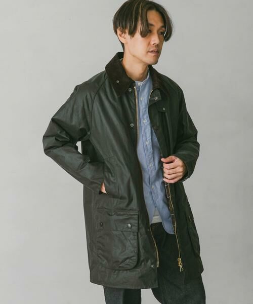 URBAN RESEARCH DOORS / アーバンリサーチ ドアーズ ステンカラーコート | 『別注』Barbour　OS WAX GAMEFAIR | 詳細9