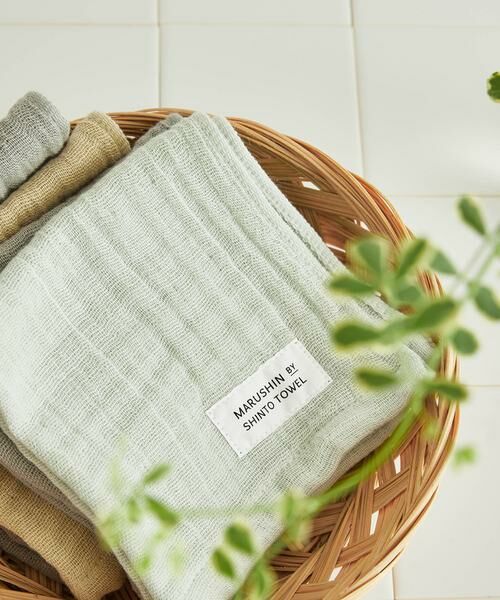 URBAN RESEARCH DOORS / アーバンリサーチ ドアーズ タオル | 『WEB限定』MARUSHIN by SHINTO TOWEL　ランダムガーゼ ハンドタオル 2枚セット | 詳細11
