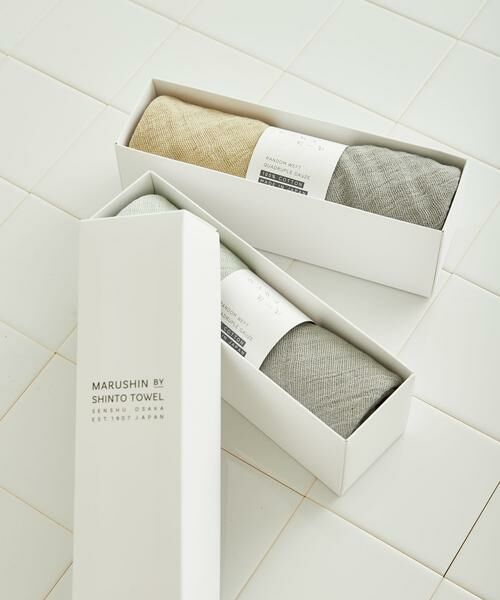 URBAN RESEARCH DOORS / アーバンリサーチ ドアーズ タオル | 『WEB限定』MARUSHIN by SHINTO TOWEL　ランダムガーゼ ハンドタオル 2枚セット | 詳細2