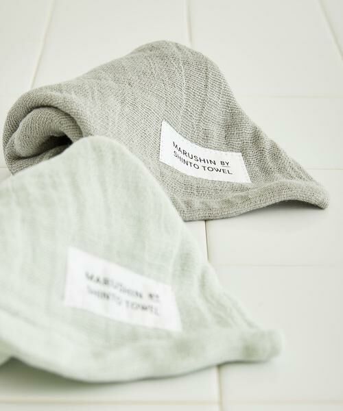 URBAN RESEARCH DOORS / アーバンリサーチ ドアーズ タオル | 『WEB限定』MARUSHIN by SHINTO TOWEL　ランダムガーゼ ハンドタオル 2枚セット | 詳細5