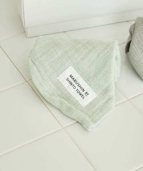 URBAN RESEARCH DOORS / アーバンリサーチ ドアーズ タオル | 『WEB限定』MARUSHIN by SHINTO TOWEL　ランダムガーゼ ハンドタオル 2枚セット | 詳細6