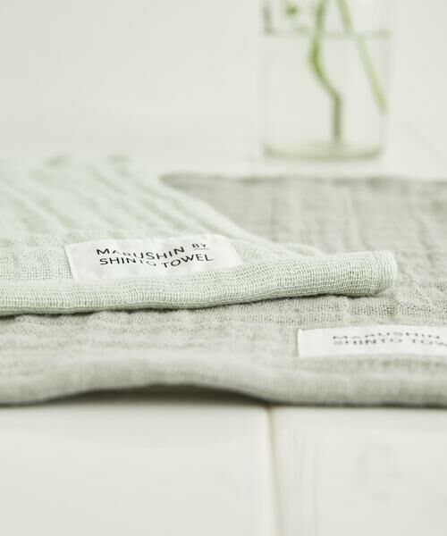 URBAN RESEARCH DOORS / アーバンリサーチ ドアーズ タオル | 『WEB限定』MARUSHIN by SHINTO TOWEL　ランダムガーゼ ハンドタオル 2枚セット | 詳細9