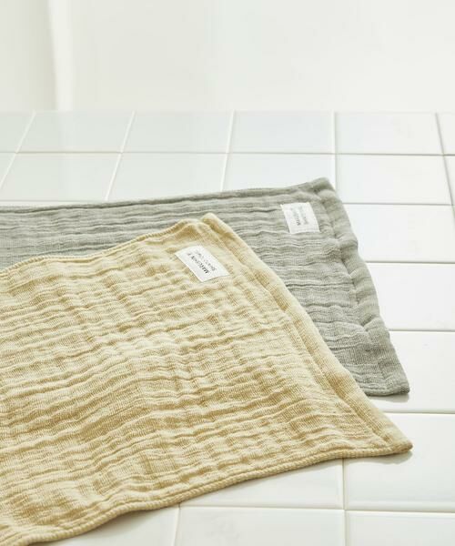 URBAN RESEARCH DOORS / アーバンリサーチ ドアーズ タオル | 『WEB限定』MARUSHIN by SHINTO TOWEL　ランダムガーゼ ハンドタオル 2枚セット | 詳細10