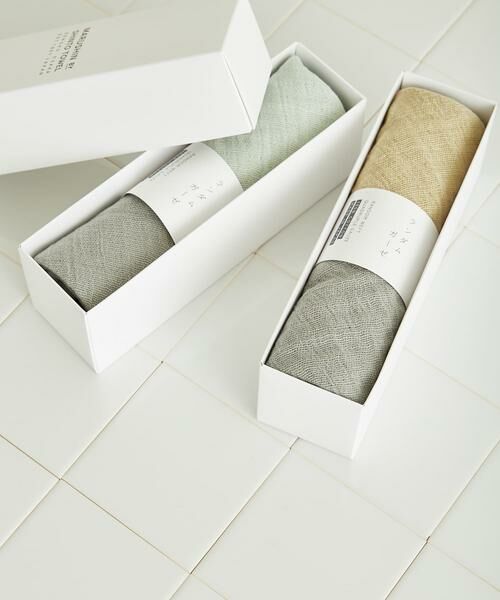 URBAN RESEARCH DOORS / アーバンリサーチ ドアーズ タオル | 『WEB限定』MARUSHIN by SHINTO TOWEL　ランダムガーゼ ハンドタオル 2枚セット | 詳細3