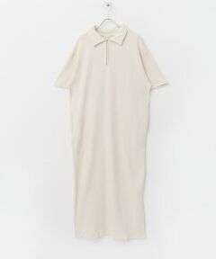 URBAN RESEARCH DOORS / アーバンリサーチ ドアーズ ワンピース | 『別注』Sports Wear×DOORS　ハーフジップ半袖ワンピース