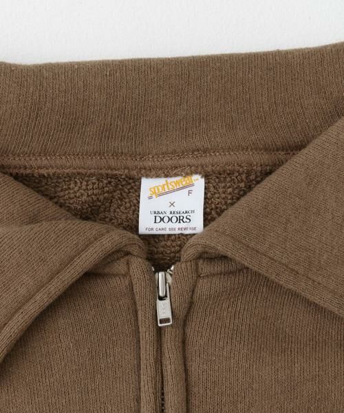 URBAN RESEARCH DOORS / アーバンリサーチ ドアーズ ワンピース | 『別注』Sports Wear×DOORS　ハーフジップ半袖ワンピース | 詳細7