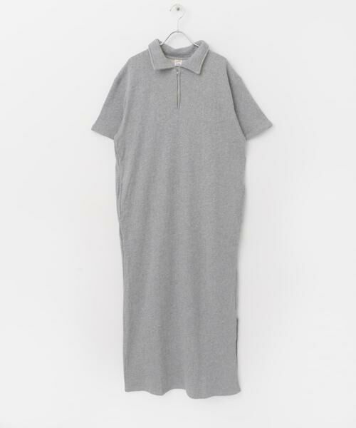 URBAN RESEARCH DOORS / アーバンリサーチ ドアーズ ワンピース | 『別注』Sports Wear×DOORS　ハーフジップ半袖ワンピース | 詳細10