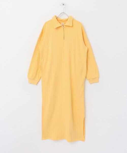 URBAN RESEARCH DOORS / アーバンリサーチ ドアーズ ワンピース | 『別注』Sports Wear×DOORS　ハーフジップ長袖ワンピース | 詳細4