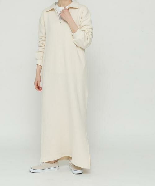 URBAN RESEARCH DOORS / アーバンリサーチ ドアーズ ワンピース | 『別注』Sports Wear×DOORS　ハーフジップ長袖ワンピース | 詳細11