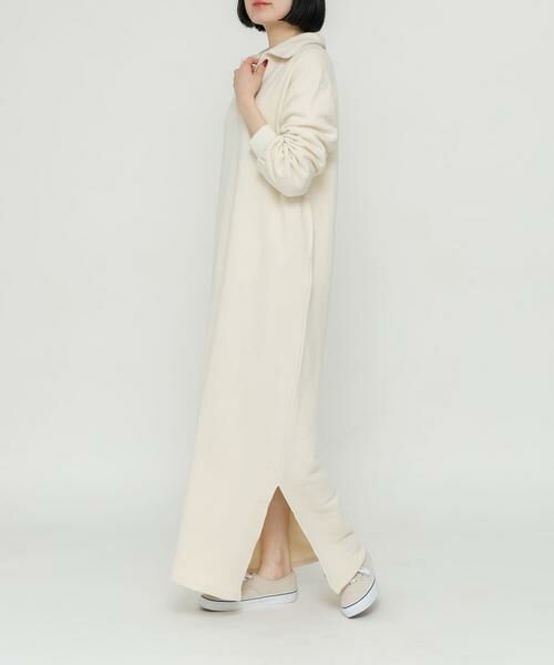 URBAN RESEARCH DOORS / アーバンリサーチ ドアーズ ワンピース | 『別注』Sports Wear×DOORS　ハーフジップ長袖ワンピース | 詳細15