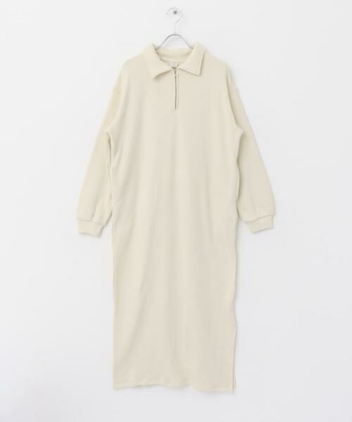 URBAN RESEARCH DOORS / アーバンリサーチ ドアーズ ワンピース | 『別注』Sports Wear×DOORS　ハーフジップ長袖ワンピース | 詳細17