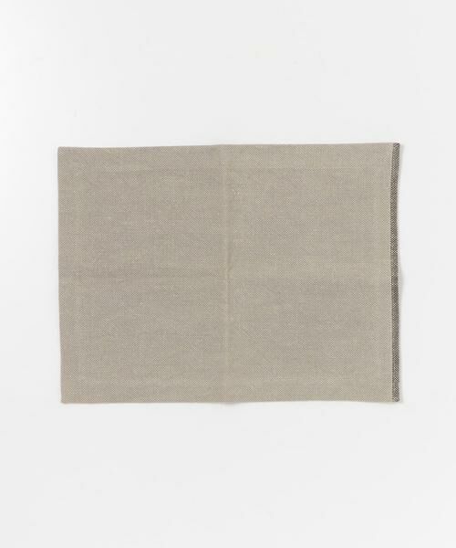 URBAN RESEARCH DOORS/アーバンリサーチ ドアーズ つちや織物所 綿麻テーブルマット グレー -