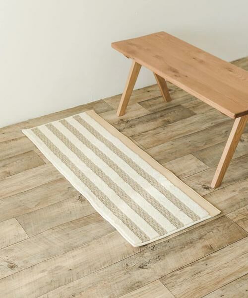 URBAN RESEARCH DOORS/アーバンリサーチ ドアーズ 『洗濯可』calmland フロアラグ 46×120 ブラウン one URBAN RESEARCH DOORS/アーバンリサーチ ドアーズ 『洗濯可』calmland フロアラグ 46×120 ブラウン one