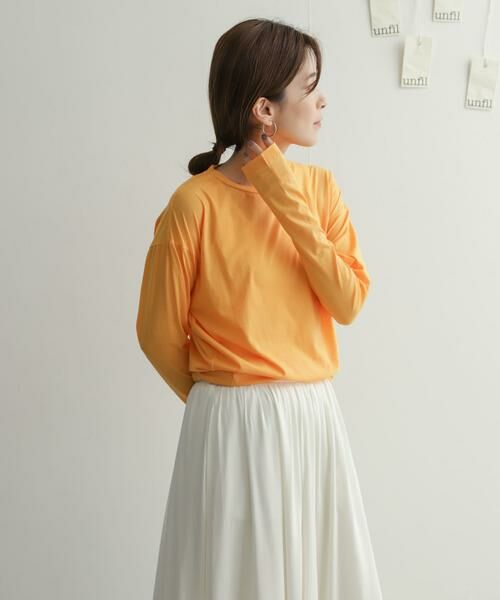 URBAN RESEARCH DOORS / アーバンリサーチ ドアーズ Tシャツ | 『別注』unfil×DOORS　high twist cotton L/S t-shirts | 詳細1