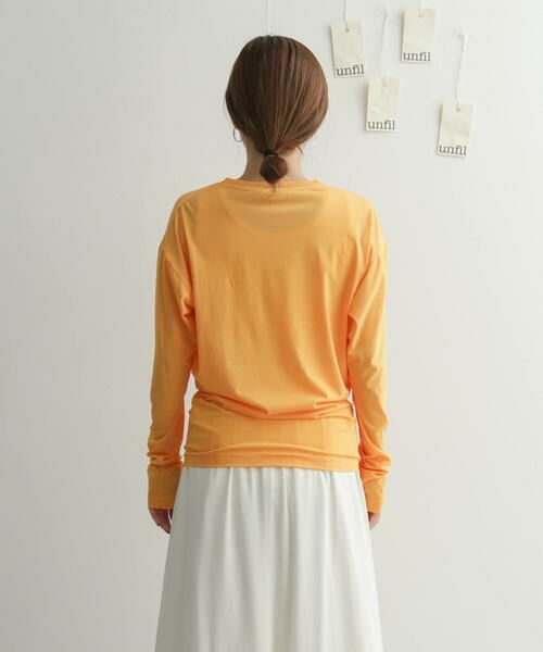 URBAN RESEARCH DOORS / アーバンリサーチ ドアーズ Tシャツ | 『別注』unfil×DOORS　high twist cotton L/S t-shirts | 詳細11