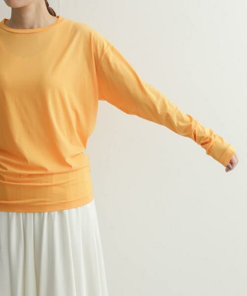 URBAN RESEARCH DOORS / アーバンリサーチ ドアーズ Tシャツ | 『別注』unfil×DOORS　high twist cotton L/S t-shirts | 詳細12