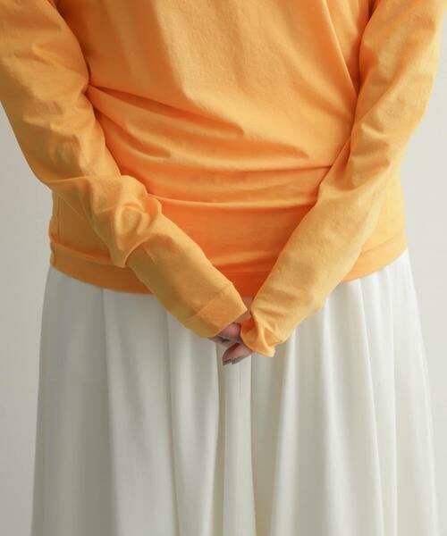 URBAN RESEARCH DOORS / アーバンリサーチ ドアーズ Tシャツ | 『別注』unfil×DOORS　high twist cotton L/S t-shirts | 詳細13